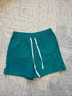 Urban Outfitters Teal Athletic Drawstring Shorts